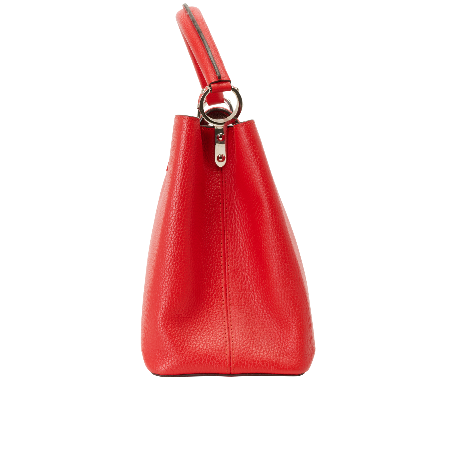 Capucines GM, &pound;2,400, Handbags, Red, Leather, Side view